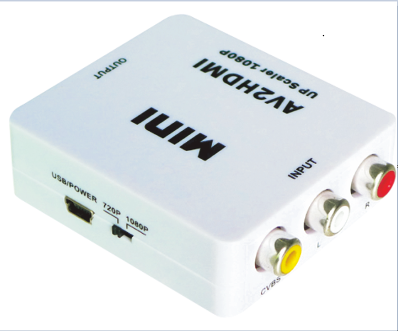 Composite AV to HDMI 720P/1080P Converter