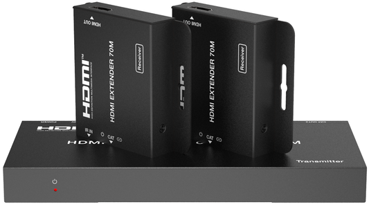 HDMI Splitter over Cat5 70m, with HDMI loop out (HDMI 1.4)