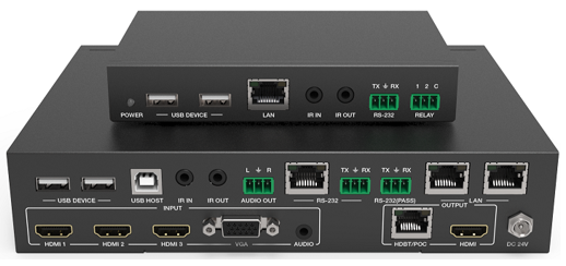 HDMI (1.4b) Presentation Switcher 6x1 with HDBaseT