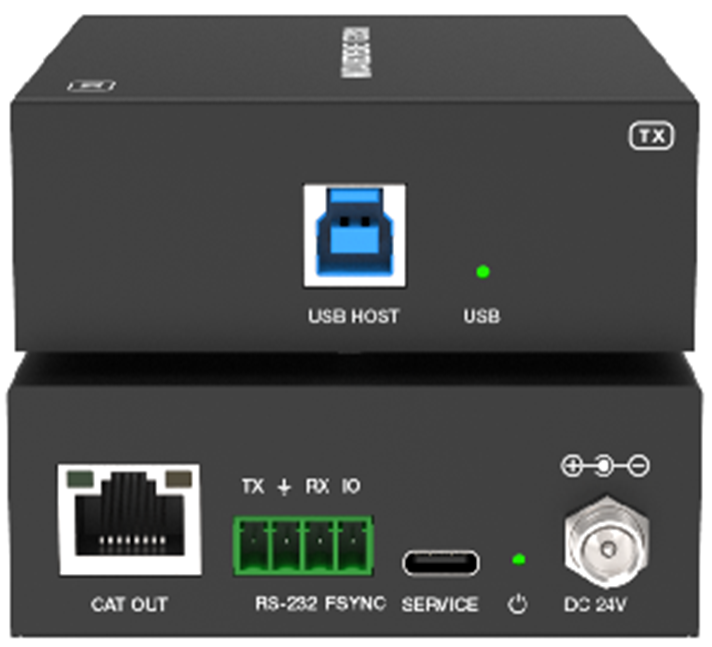 USB 3.2 Extender over Cat6 100m