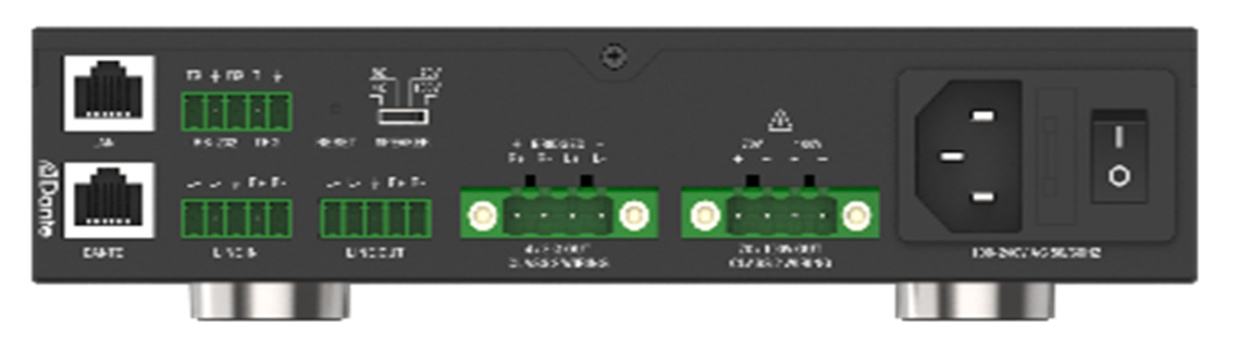Amplifier 2CH 150W (2x75W) with Dante