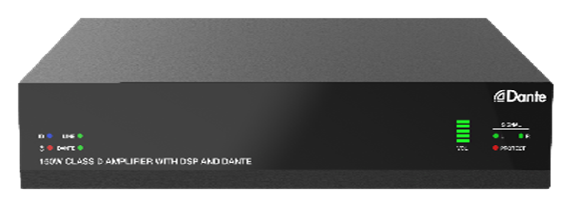 Amplifier 2CH 150W (2x75W) with Dante