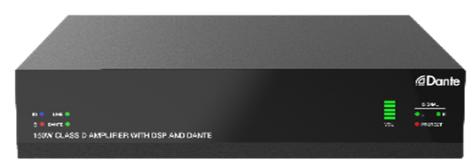 Amplifier 2CH 150W (2x75W) with Dante